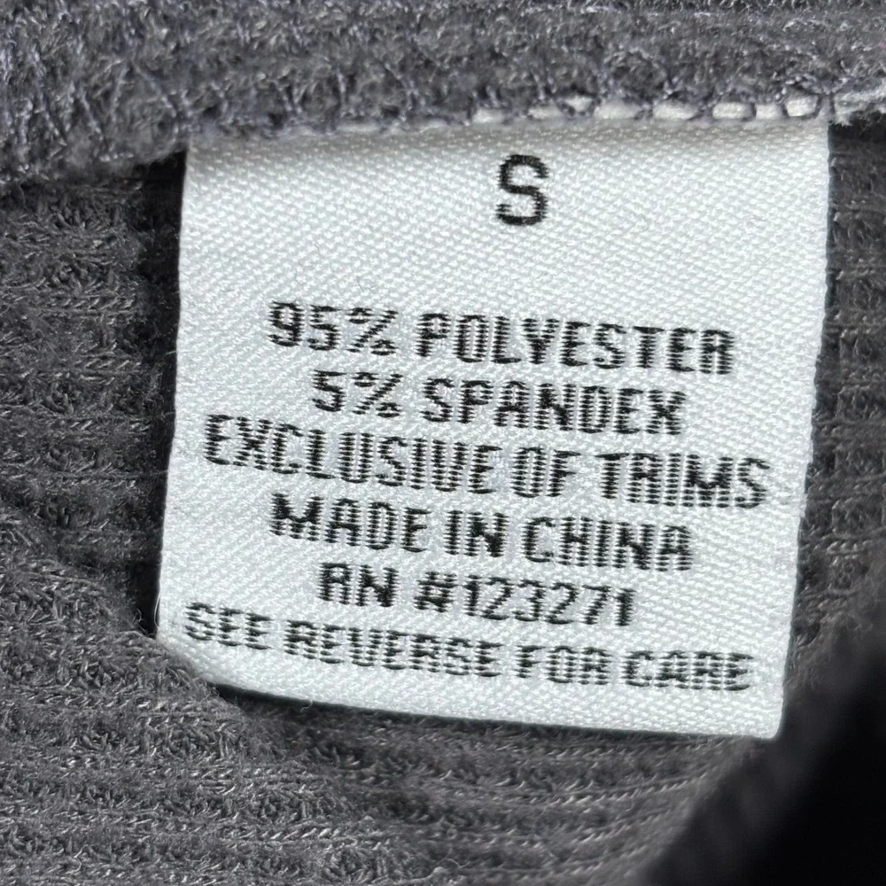 Justify Sleepwear Womens Small Charcoal Gray Waffle Knit Pajama Shorts  (READ)‎